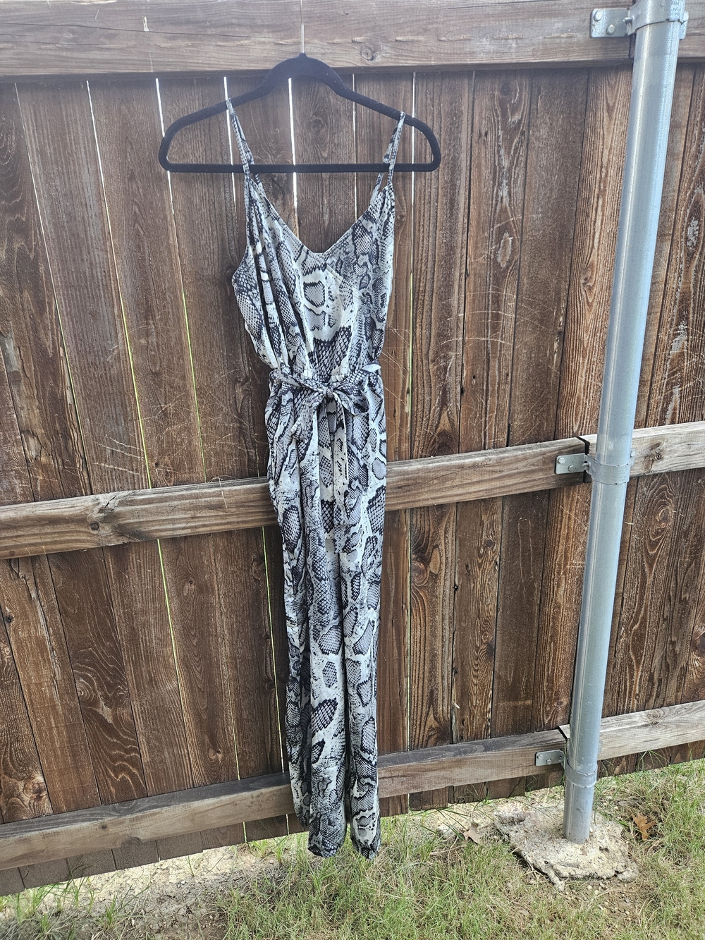 Snake Pattern Jumpsuit